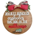 thumbnail image 1 of Christmas Door Sign Lettering Design Three-dimensional  Family Holiday Party Welcome Wreath Pendant for Doorway, 1 of 8