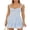 Blue, variant on LMLYSoH Women´s A-Line Dress Dot Jacquard Flying Sleeve V-Neck Chiffon Summer Dress for Party, Beach
