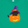 thumbnail image 4 of Inktastic Halloween Cat, Black Cat, Witch Hat, Pumpkin Boys or Girls Baby T-Shirt, 4 of 5