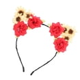 thumbnail image 3 of Ear Headdress, Comfortable Flower Headband Fashionable For Senior For Christmas For Adults For Carnival For Kids For Halloween ANGGREK FC1413, 3 of 8