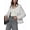 White, variant on Faux Leather Jackets for Womens Spring Fall Clothes Winter Soft Casual Short Floral Motorcycle Biker Coat