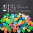 thumbnail image 4 of 100 Pcs Galets de Jardin Phosphorescents pour Cour et Allées, Pierres Lumineuses, 4 of 8