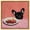 Gold Frame, variant on Just a Nibble Please Canvas Cute Pet Art Prints by Art Remedy, Silver Frame, 40" x 40"