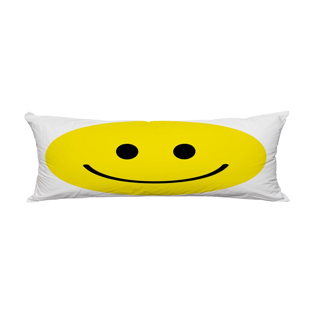 ABPHQTO Smiley Happy Face Body Pillow Covers Pillow Case Protector