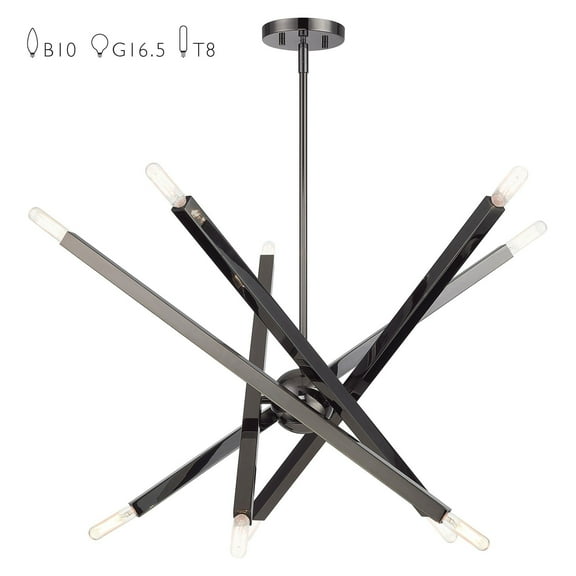 Livex Lighting - Monaco - 10 Light Large Chandelier-22.75 Inches Tall and 32