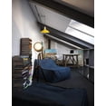 thumbnail image 6 of FSLiving J-Type Track Light Pendants with Cord Macaron Yellow Shade E26 Adjustable Remote Control with Dimmable Bulbs Track Mount Pendants for Sloped Vaulted Ceiling,Total Height 35.5in - 1 Pack, 6 of 7