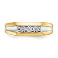 thumbnail image 4 of 14k with Rhodium Diamond Mens Ring RM5796, 4 of 5
