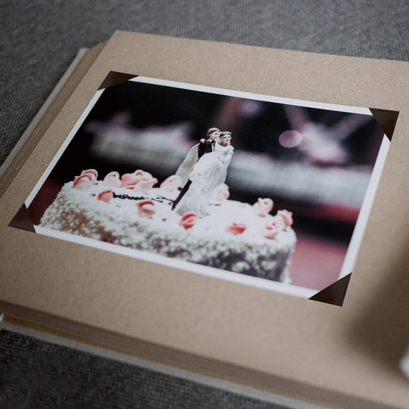 Raindrops  30 Sheets Adhesive Photo Corner Stickers Album Mounts and