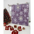 thumbnail image 5 of Purple Snowflake Christmas Shower Curtain, Xmas Snowflake Winter Waterproof Fabric Shower Curtains with 12 Hooks, Bathroom Curtain Set for Bathroom Accessories Decor, 36 x 78 Inches, 5 of 9