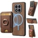 thumbnail image 1 of For Xiaomi Redmi Note 14 Pro 5G Case Vertical Flip Card Holder Ring Holder Kickstand Leather Back Co, 1 of 5