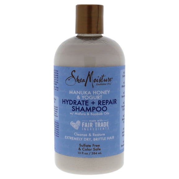 Manuka Honey and Yogurt Hydrate Plus Repair Shampoo by Shea Moisture for Unisex - 13 oz Shampoo