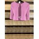 thumbnail image 4 of ICHUANYI Clearance Two-Piece Women's Summer Printed V-Neck Elegant A Line Tank Dress And Half Sleeve Cardigan Tops Set Suit(Pink, M) ICHUANYI WER2023080903243, 4 of 7