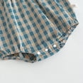 thumbnail image 3 of Lenago Toddler Ifant Baby Bodysuit Boys Girls Summer Sleeveless Cute Plaid Infants Clothes Fashion, 3 of 6
