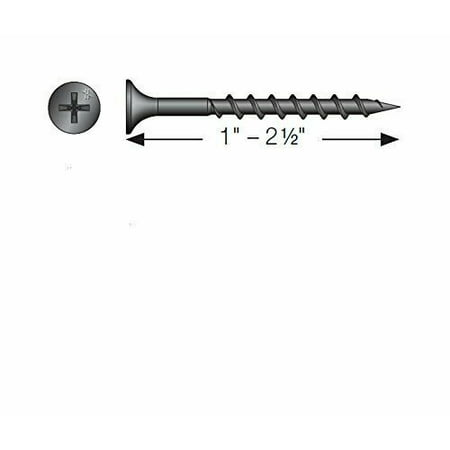 

DWC158PS Quik Drive Drywall Collated Interior Wood Screws (Carton of 2500pcs)