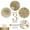 Style 1, variant on EUWBSSR 3Pcs Metal Plate Wall Decor Gold Disc Wall Art Modern Style Abstract Wall Decorations Gold Wall Art Hanging Sculptures for Living Room Bedroom