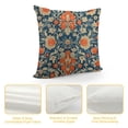 thumbnail image 4 of Heduofu Paisley Throw Pillow Cushion Cover, Floral Ornate Pattern Cultural Folk Middle Eastern, Decorative Square Accent Pillow Case White, 4 of 5