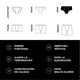 thumbnail image 4 of Calzon Brief Modern Unnder Ropa Interior Para Hombre 1 Pieza, 4 of 4