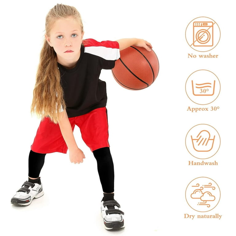 2 Pairs Leg Sleeves Basketball Leg Sleeve Full Length Leg Compression  Sleeve Non Slip Uv Protection Cycling Leg Sleeves For Boy Girl Youth  Basketball