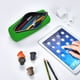 thumbnail image 4 of Disketp Green Estuche Organizador de Lápices de Cuero, Estuche de Oficina con Cremallera para Bolígrafo y Lápiz, 4 of 6