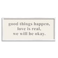thumbnail image 4 of Stupell Industries We Will Be Okay Soothing Encouragement Sentiment Graphic Art White Framed Art Print Wall Art, Design by Daphne Polselli, 4 of 5