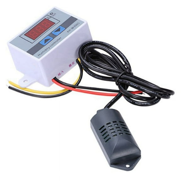 XH-W3005 AC 110-220V 10A Digital Humidity Controller 0-99%RH Regulator with Sensor
