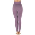 thumbnail image 4 of DODOING Yoga Leggings For Women Tall Running Tights Spandex Pocket Pants Sports Fitness Running Active Leggings Color Block Spliced Stretchy Workout Sportys Leggings Pants, 4 of 7