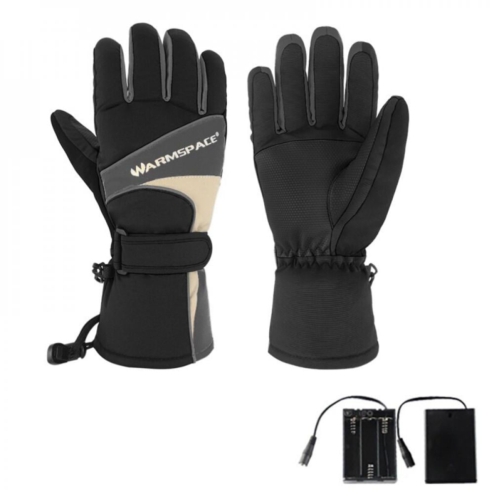 Winter 8h Battery Electric Heated Hand Warm Gloves Waterproof Motorcycles Skiing 