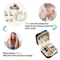 thumbnail image 4 of Firefly Square Jewelry Box Organizer Display Case Necklace Bracelet Earring Holder Travel Portable Decorative Stand Storage Box for Rings Earrings Necklaces Bracelets - Girls Women Gift, 4 of 6