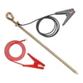 thumbnail image 4 of QualitChoice Grounding Rod Antennas with Alligator Clip Solar Powered Electric Wire Fence, 4 of 5