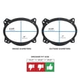 thumbnail image 3 of Metra 82-8146 Aftermarket Speaker Bracket Adapter - Toyota 2002 and Up - 6 x 9 in, 3 of 4