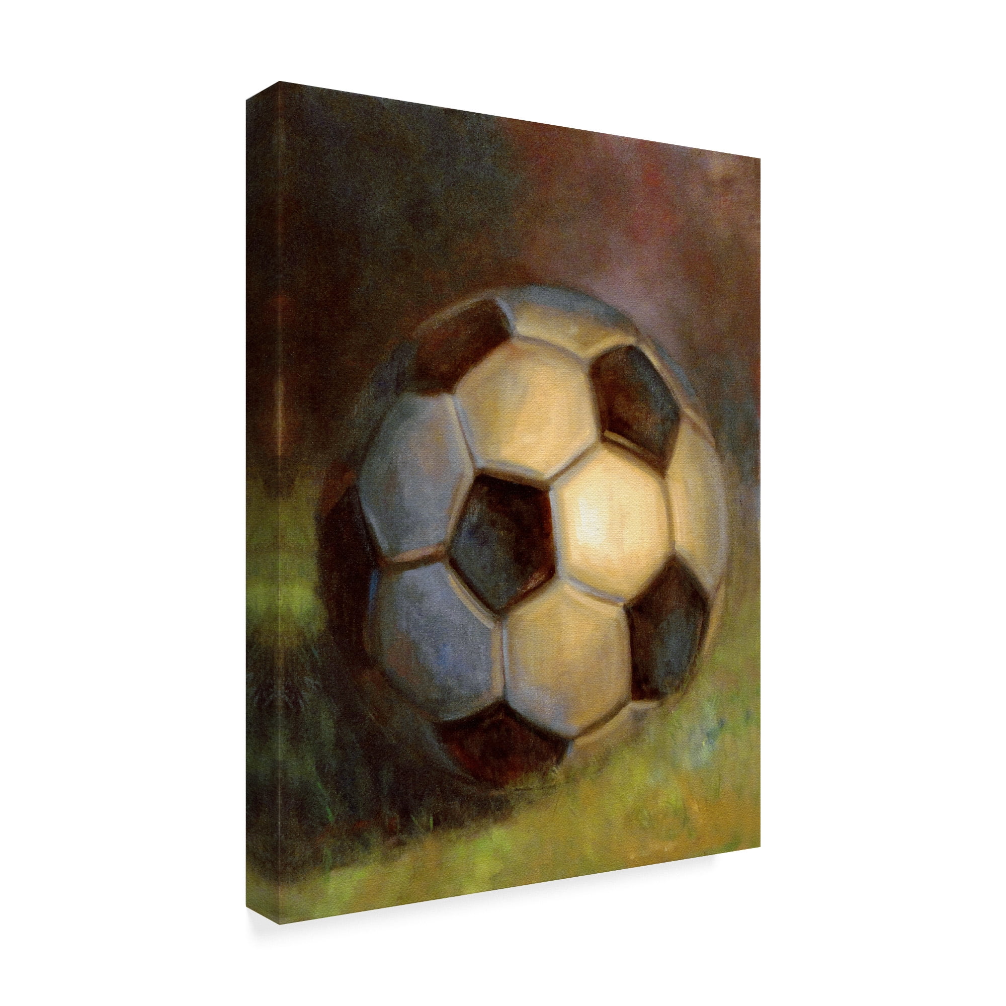 Trademark Fine Art 'Soccer Ball Abstract' Canvas Art by Hall Groat Ii