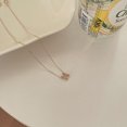 thumbnail image 1 of Collar con colgante geométrico, longitud ajustable, exquisito, hermoso, brillante, diseño en forma de H, gargantilla con colgante, 1 of 1