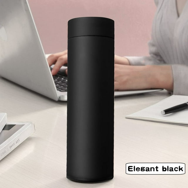 Oleegame 1PC Glass Bottle Intelligent Stainless Steel Vacuum Flask LED Temperature Display Vacuum Flask