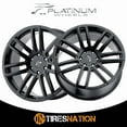 thumbnail image 2 of Platinum 441B Ghost 20x9 6x135 +25mm Gloss Black Wheel Rim 20" Inch, 2 of 5