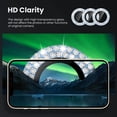 thumbnail image 4 of PINHEN  for iPhone 13 Pro - iPhone 13 Pro Max Camera Lens Protector, 9H Tempered Glass Camera Cover Screen Protector Metal Individual Ring for iPhone 13Pro 6.1 inch iPhone 13 ProMax 6.7 inch, 4 of 7