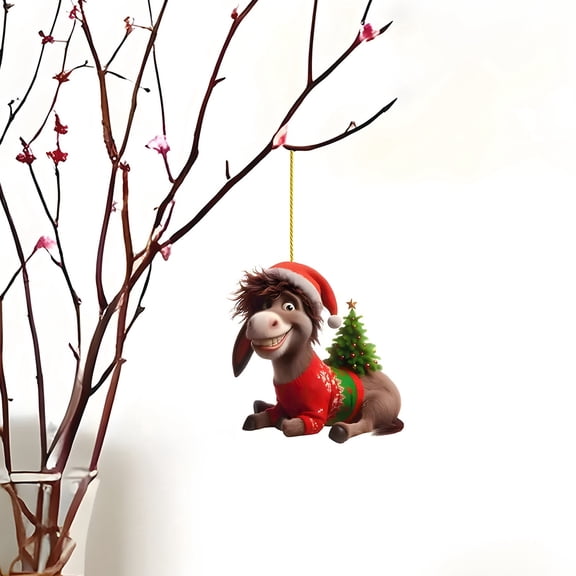 Farm Animal Christmas Ornaments Farm Animal Hanging Decor for Christmas Tree Farmhouse Xmas Tree Decor