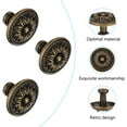 thumbnail image 3 of 4 Pcs Boutons Ronds en Bronze Simple Style Européen pour Armoire Meubles, 3 of 9