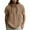 Brown, variant on Men's Shirts Linen Short Sleeve Button Down Shirt Casual Lightweight Shirts with Hood Breathable Boho Beach Linen Hoodie
