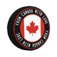 thumbnail image 1 of Custom Flag Of Canada Spare Wheel Tire Cover for RAV4 Maple Leaf RV SUV 4WD 4x4 Vehicle Accessories 14" 15" 16" 17", 1 of 5