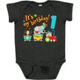 thumbnail image 3 of Inktastic It's My Birthday Circus Train 1st Birthday Boys or Girls Baby Bodysuit, 3 of 5