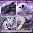 thumbnail image 5 of Mocsicka Halloween Photography Backdrop 7x5 ft Full Moon Scary Night Party Background Spooky Halloween Party Decorations, Purple, 5 of 8