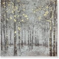 thumbnail image 2 of HFDF Large Living Room Wall Art Grey Gold Winter Scene Pictures Tree Paintings for Modern Rustic Dining Room 24x16inch Framed, 2 of 7