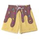 thumbnail image 2 of WILLBEST Pantalones Cortos Casuales para Hombre, Ideales para Nadar En La Playa y Hacer Ejercicio, con Un Elegante Diseño con Cordones y Estampado de Hielo Derretido para Cualquier Temporada., 2 of 5