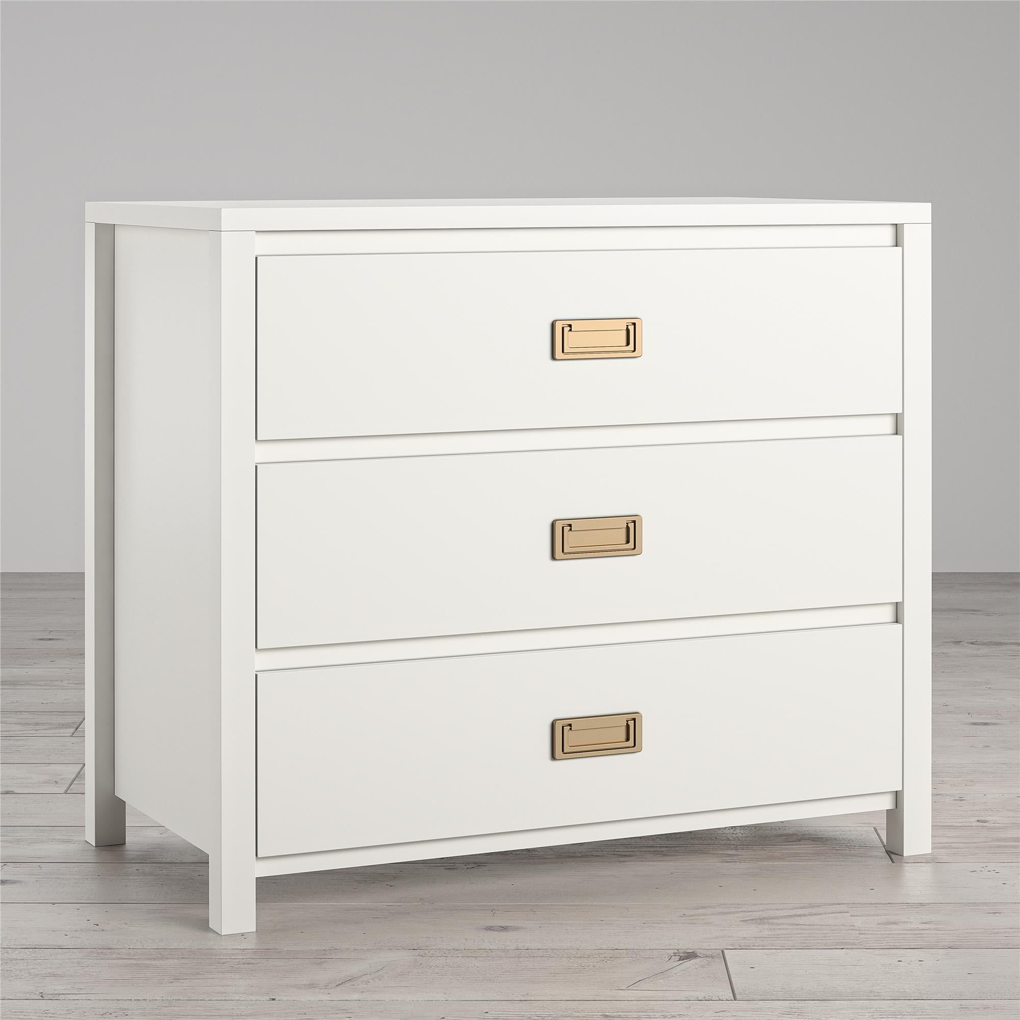 Little Seeds Monarch Hill Haven 3 Drawer Kids Dresser White