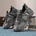thumbnail image 2 of Men'S Casual Lace-Up Sneakers - Breathable Fabric Upper, Round Toe, Low Top, All-Season Comfort, Casual Sports Style, Breathable Casual Shoes | Modern Casual Sneakers | Durable Footwear, 2 of 8