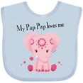 thumbnail image 3 of Inktastic Aditi My Pap Pap Loves Me Boys or Girls Baby Bib, 3 of 4