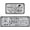 Kitchen Rules White, variant on Grey Kitchen Rugs,Non Skid Washable Microfiber Kitchen mats for Floor, Kitchen Rules Theme Kitchen Cushioned Runner Rug Decor Sets of 2,Size 17"x 47"+17"x 30"