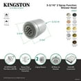 thumbnail image 5 of Kingston Brass Elinvar Tub and Shower Faucet with Oil Rubbed Bronze Finish, 5 of 5