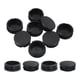 thumbnail image 1 of Tapas de extremo de plástico Uxcell de 2" 10Pcs tapón de agujero redondo negro, 1 of 7