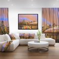 thumbnail image 2 of Design Art Calgary at Night Framed Canvas Art Print, 2 of 5